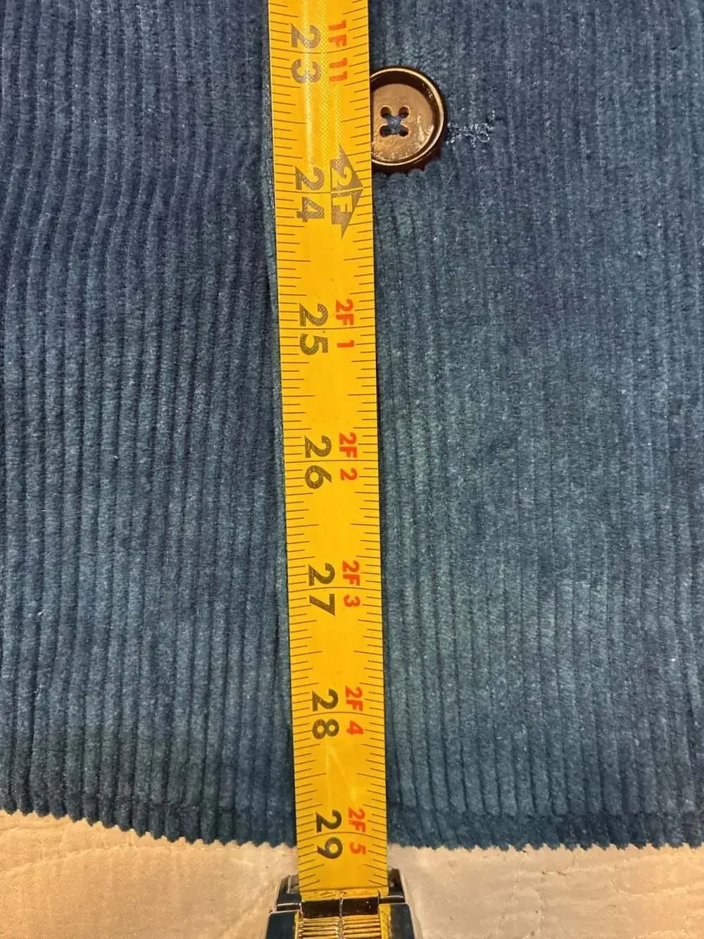 Badbowl Studio Authentic Handcrafted Indigo Corduroy Chore Jacket